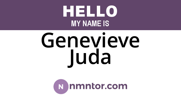 Genevieve Juda