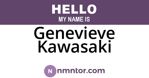 Genevieve Kawasaki
