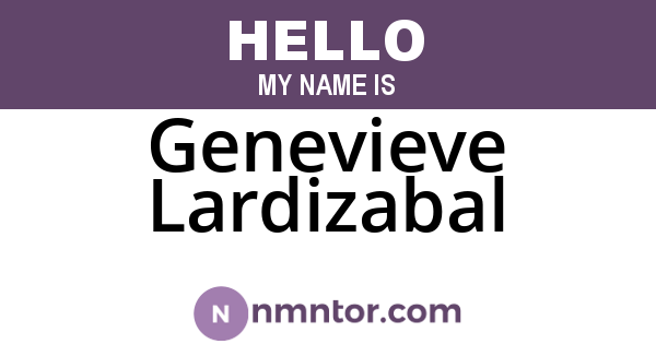 Genevieve Lardizabal