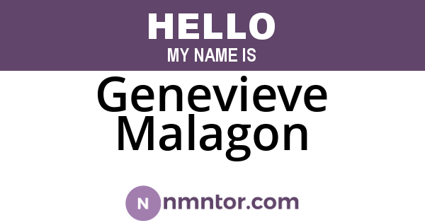 Genevieve Malagon