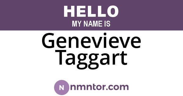 Genevieve Taggart