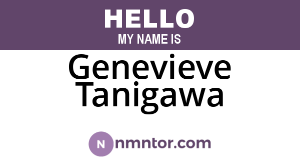 Genevieve Tanigawa