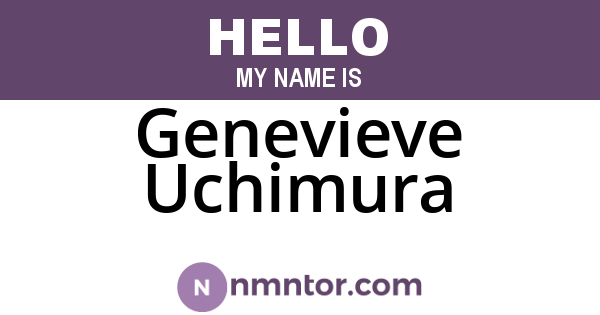 Genevieve Uchimura