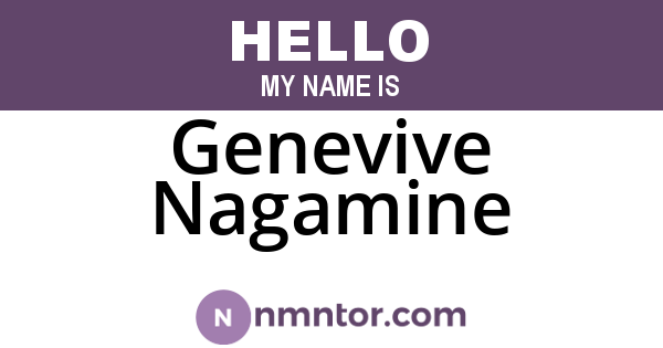 Genevive Nagamine
