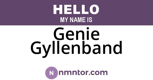Genie Gyllenband