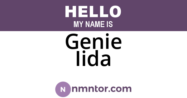 Genie Iida