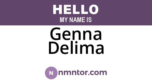 Genna Delima