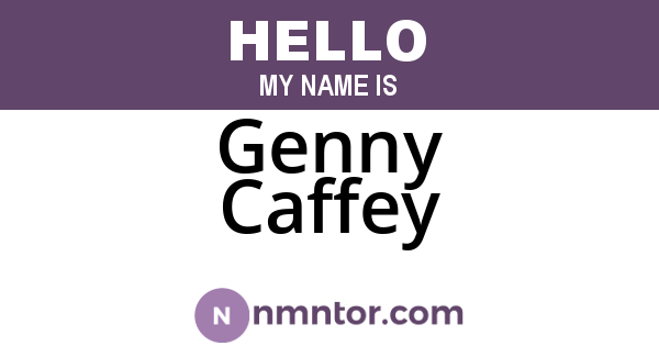 Genny Caffey