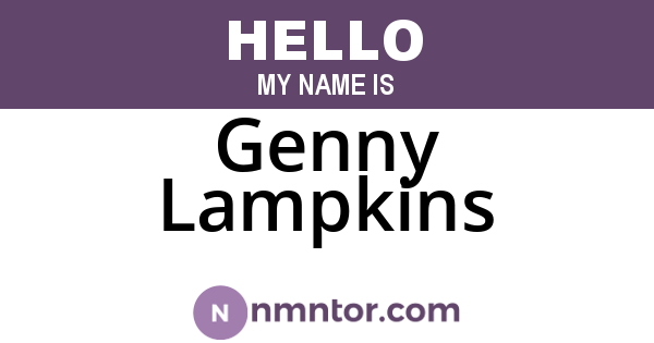 Genny Lampkins