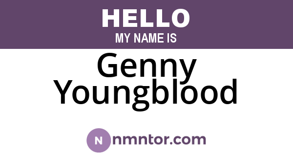 Genny Youngblood