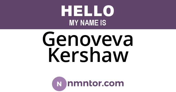 Genoveva Kershaw