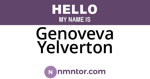 Genoveva Yelverton