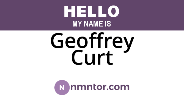 Geoffrey Curt