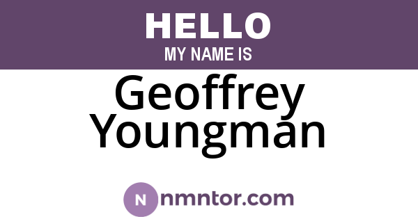 Geoffrey Youngman