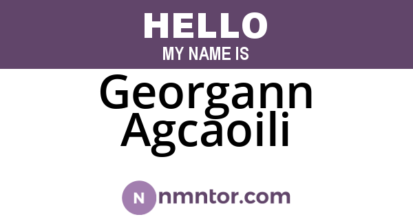 Georgann Agcaoili