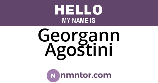 Georgann Agostini