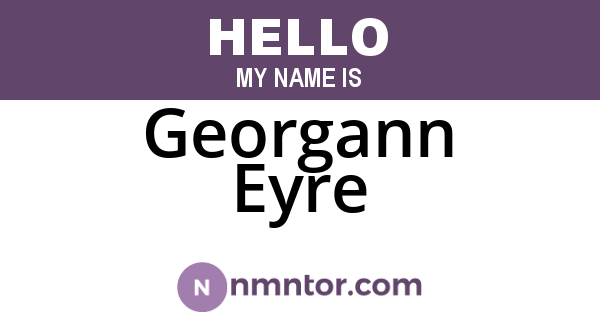 Georgann Eyre