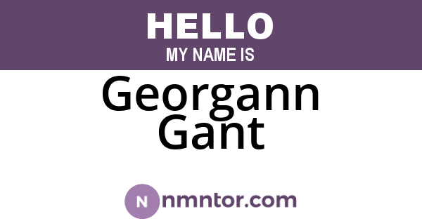 Georgann Gant