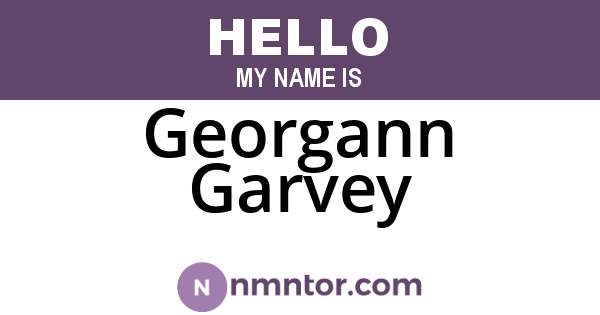 Georgann Garvey