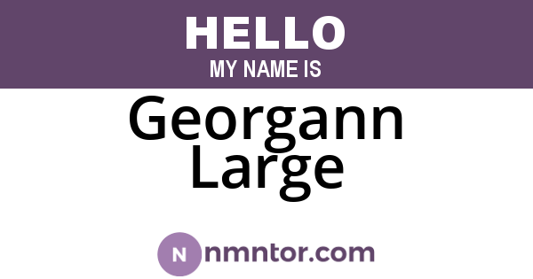 Georgann Large