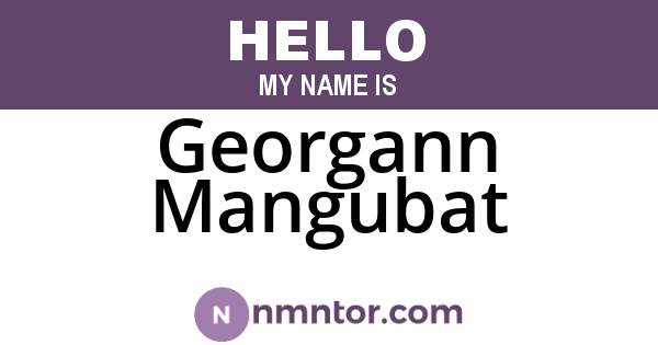 Georgann Mangubat