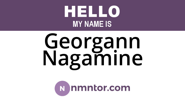 Georgann Nagamine