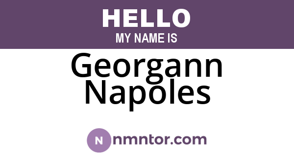 Georgann Napoles