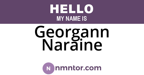 Georgann Naraine