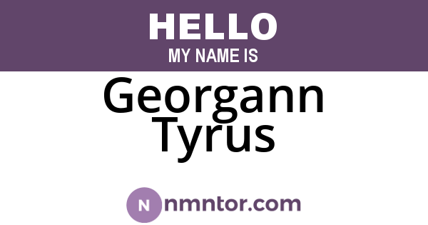 Georgann Tyrus