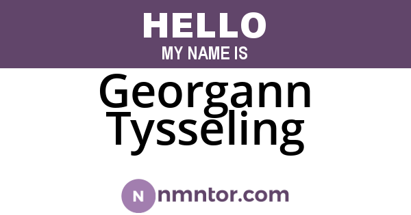 Georgann Tysseling
