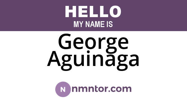 George Aguinaga