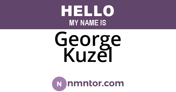 George Kuzel