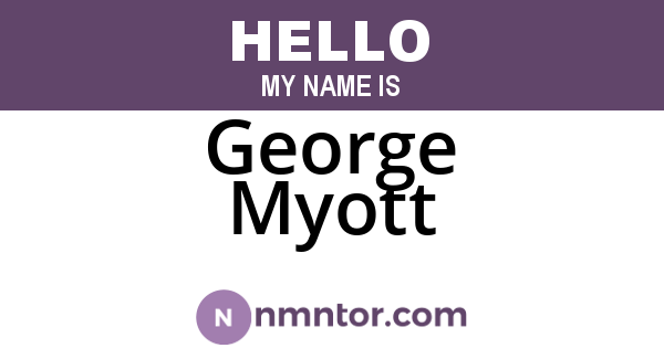 George Myott