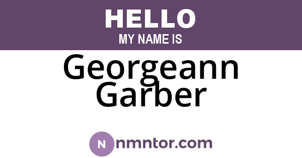 Georgeann Garber