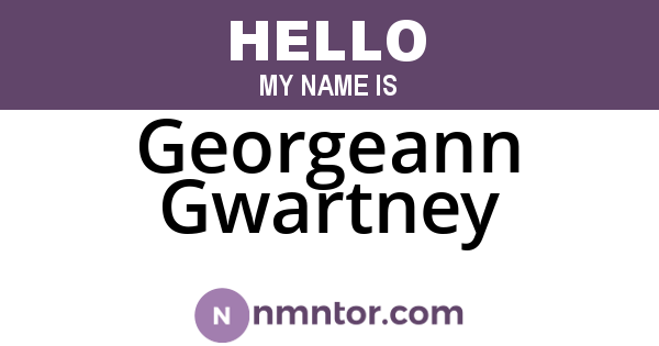 Georgeann Gwartney