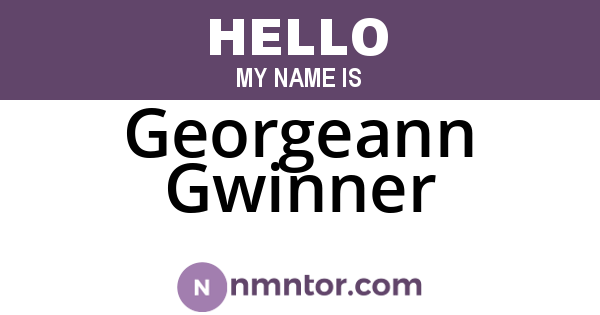Georgeann Gwinner