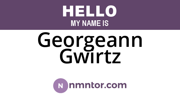 Georgeann Gwirtz