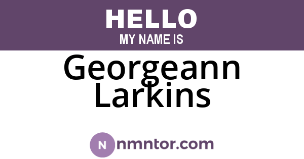 Georgeann Larkins