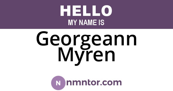 Georgeann Myren