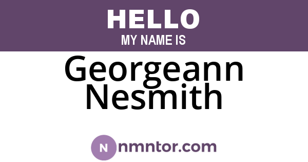 Georgeann Nesmith