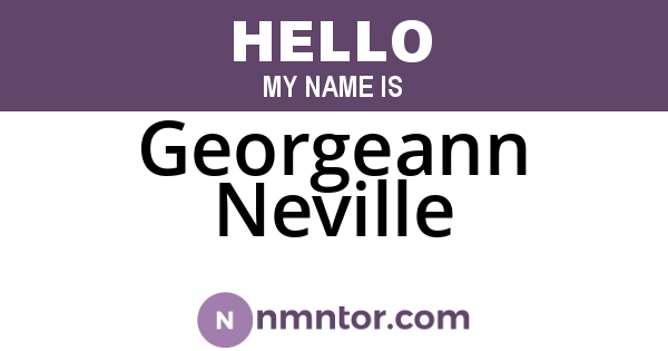Georgeann Neville