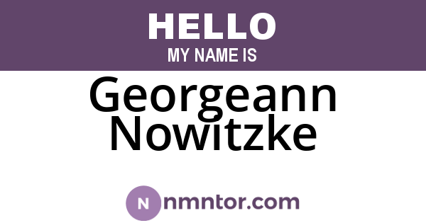 Georgeann Nowitzke