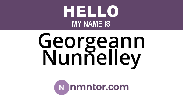 Georgeann Nunnelley