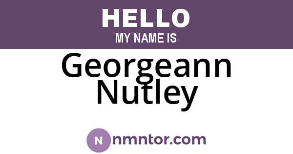 Georgeann Nutley