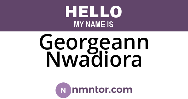 Georgeann Nwadiora