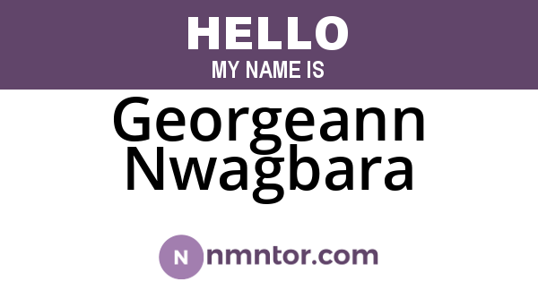 Georgeann Nwagbara