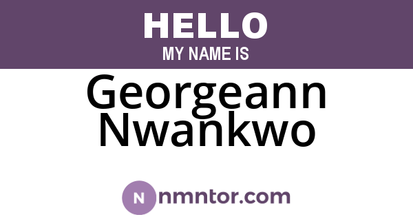 Georgeann Nwankwo