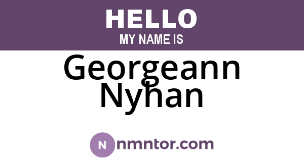 Georgeann Nyhan