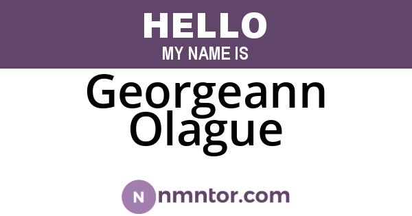 Georgeann Olague