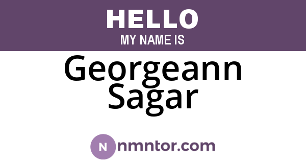 Georgeann Sagar